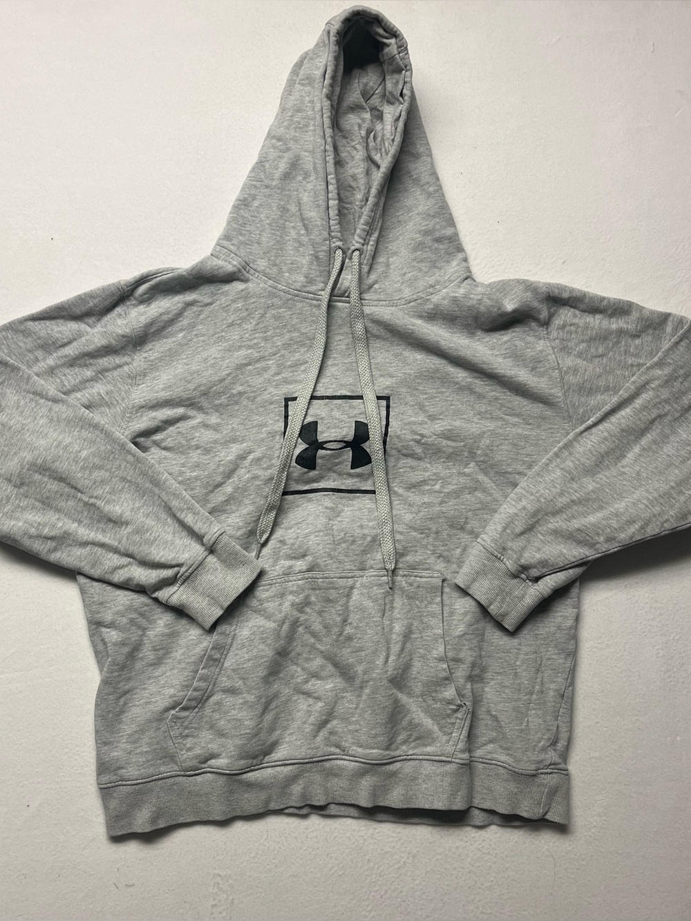 Under Armour Gray Loose Fit  Hooded Jacket Mens Size Large